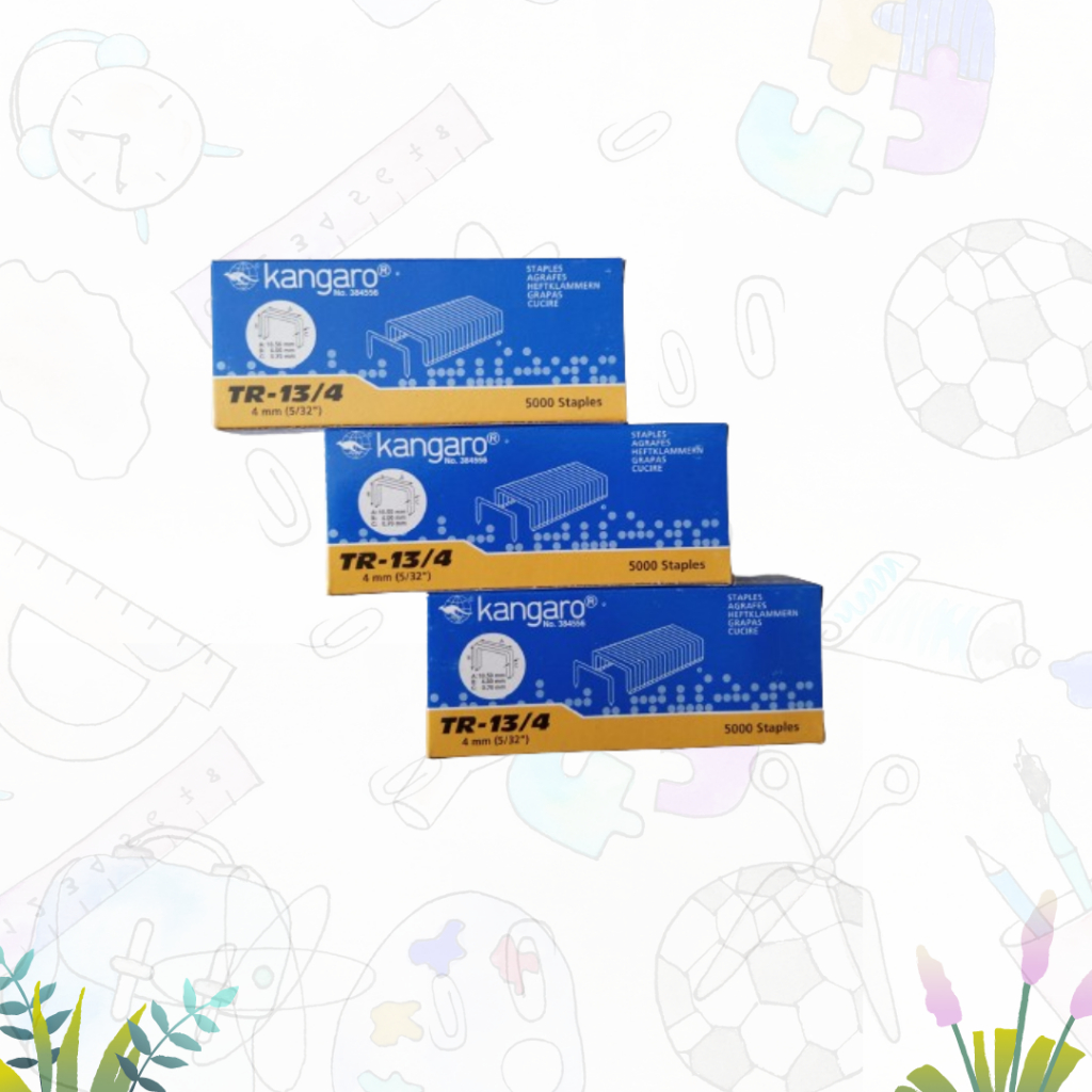 

Isi Staples TR 13/4 Kangaro 4mm (5/32") PCS