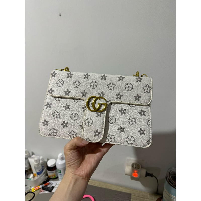 Tas wanita selempang baru warna putih