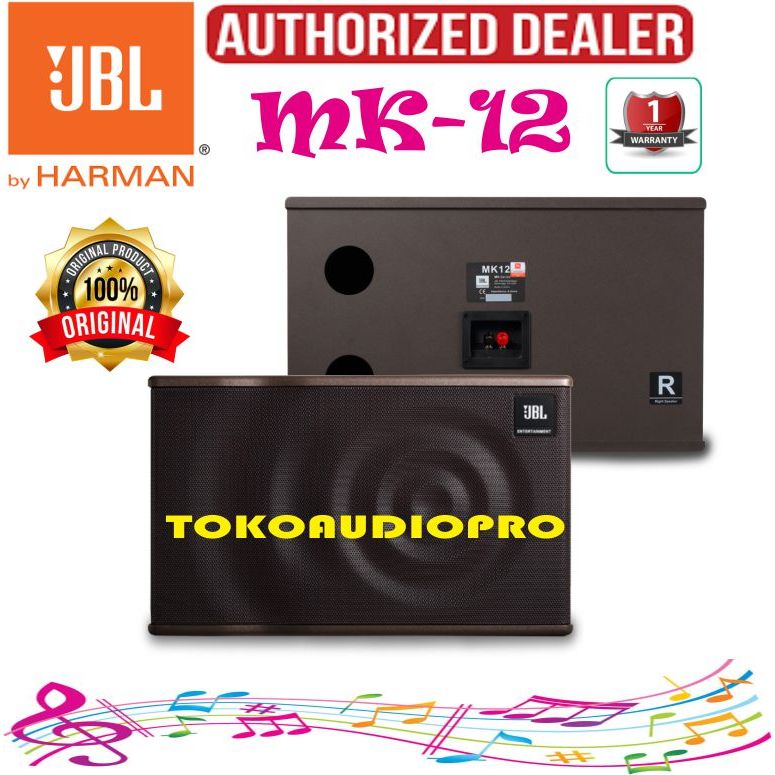 Speaker JBL MK12 MK 12 mk-12 Speaker Pasif Full-Range 12-Inch 2-Way