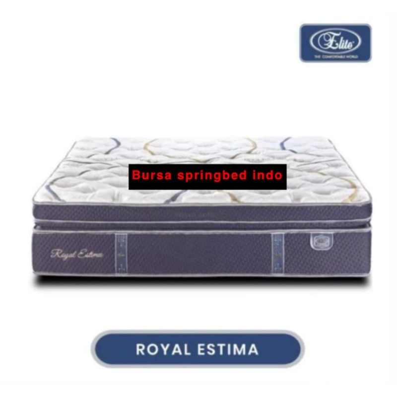elite royal estima 180 x 200 kasur spring bed latex springbed