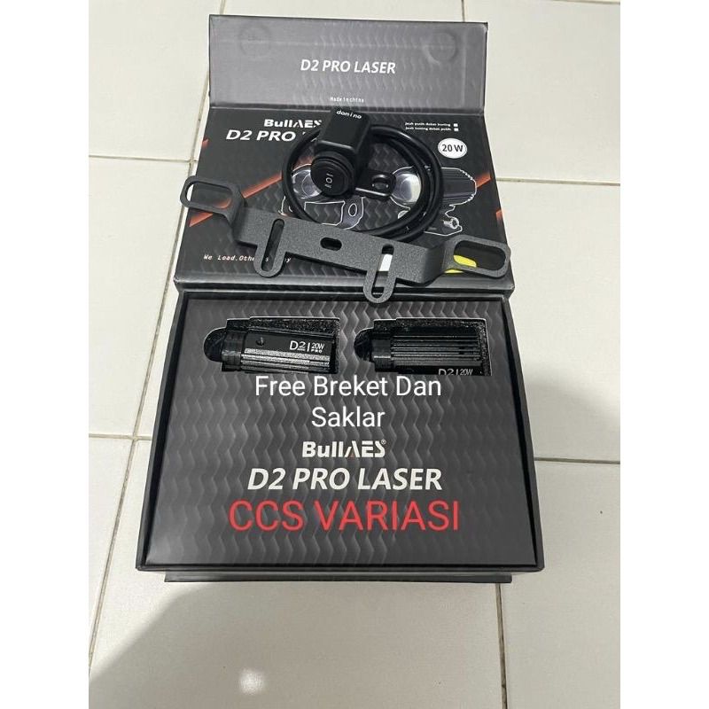 LASER D2 PRO 20 WATT ORIGINAL BULLAES PLUS HI LOO BEAM