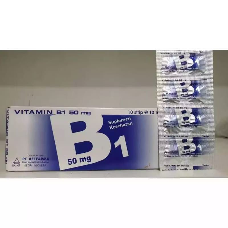 Vitamin B1 (50mg) | Vitamin B6 (10mg) | Vitamin B12 (50mcg) @10 tablet