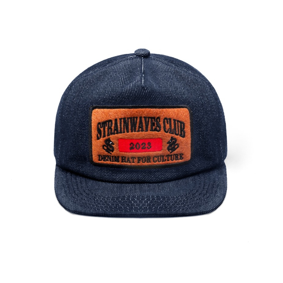 Strainwaves Selvedge Unstructured Denim Blue