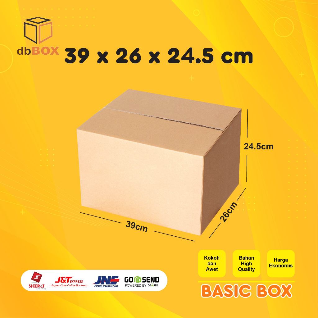 

BOX KARDUS 39x26x24,5 cm DUS PACKING BOX TYPE