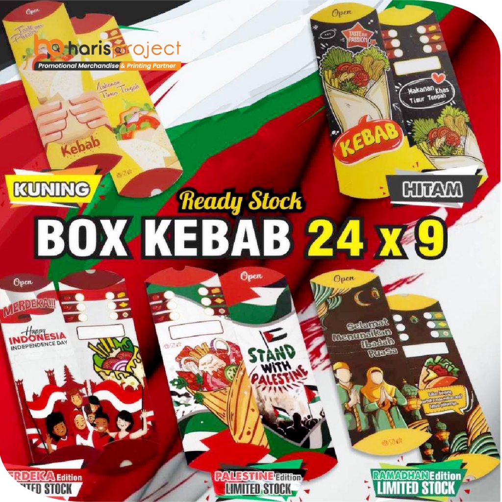 

Box Kebab / Kebab Box / Ready Ukuran 24x9cm