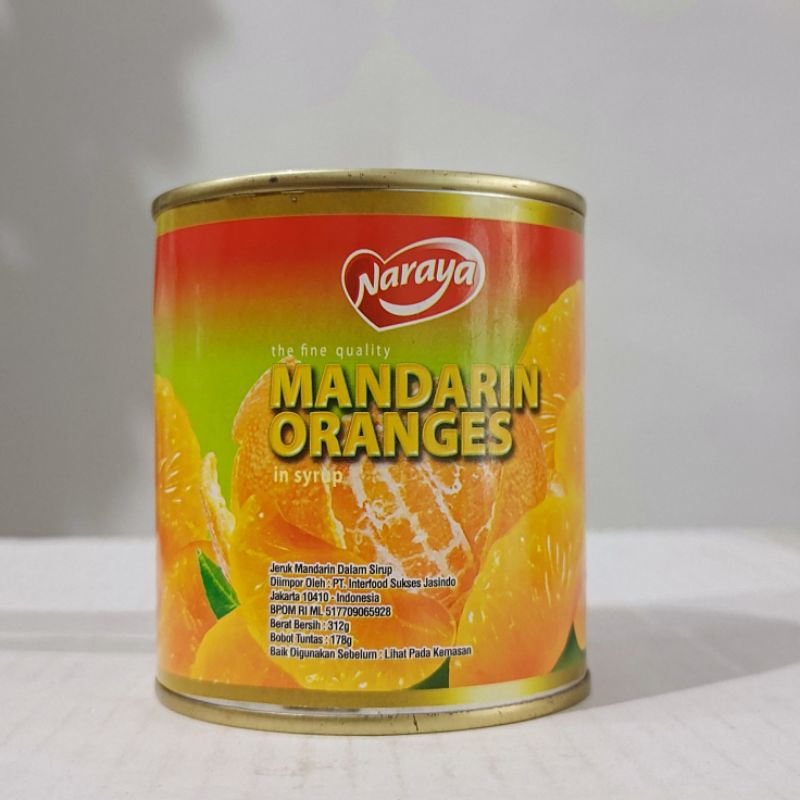 

Naraya Mandarin Orange 312gr