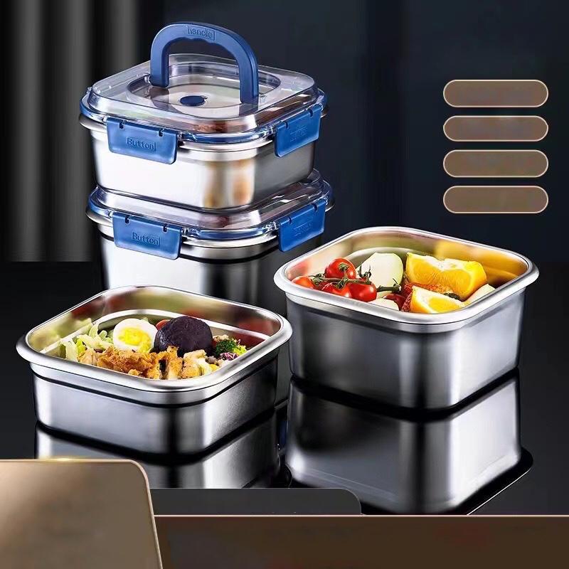 Yaya  LB268 Lunch box stainless steel ada pegangan 316 stainless steel