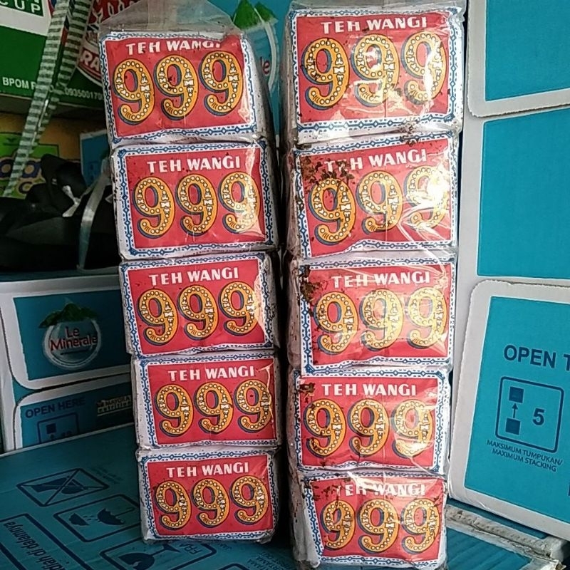 

Teh 999 Teh Wangi 1 pres isi 10 kemasan 42g. 1 Pres Free teh Naga