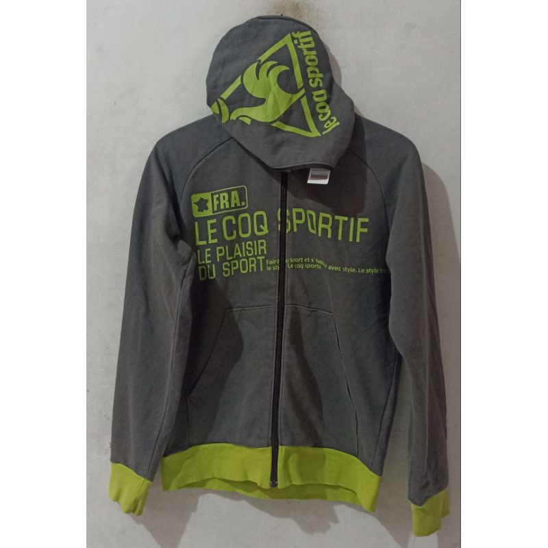 Hoodie zipper Le coq Sportif big logo