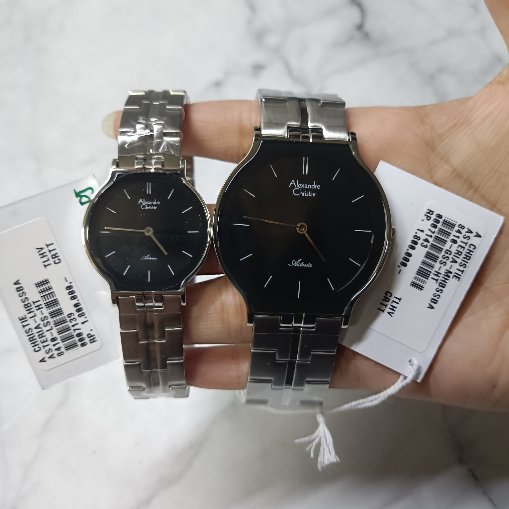 AC 8410 Jam Tangan Original Couple Alexandre Christie