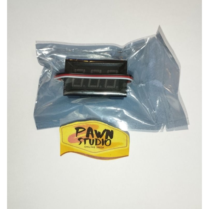 Voltmeter 0.56" 0-100V DC Digital 3 Kabel 0.56 Inch