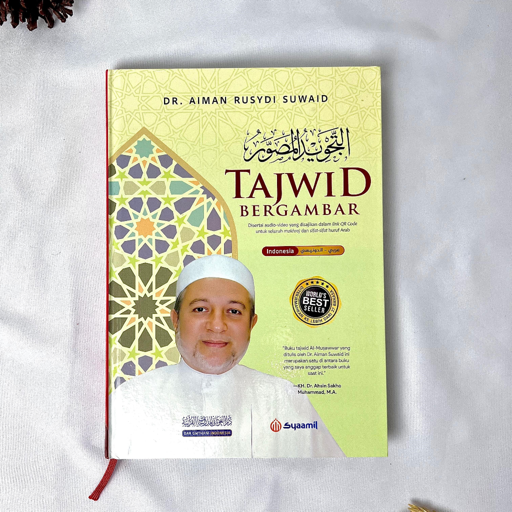 Tajwid Bergambar Karya Dr Ayman Rusydi Suwaid Hard Cover Full Color Original Edisi Terbaru