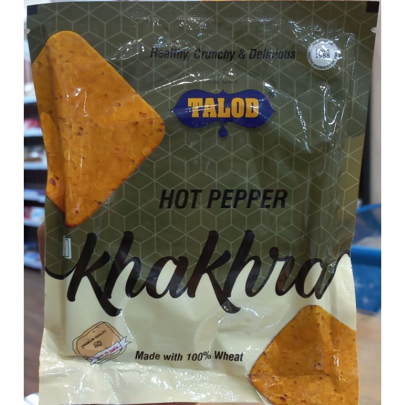 

Talod Hot & Pepper Khakra 40gr