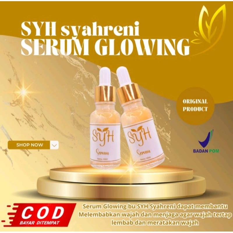 COD BPOM Skincare Serum gold syh skin paket lengkap syahreni glowing paket lengkap syr glowing skin 