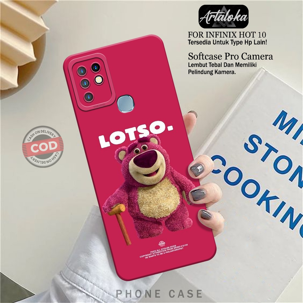 Case Hp Infinix Hot 10 Fashion Case Kartun Softcase Infinix Hot 10 Silikon TPU Pro Camera Casing Inf