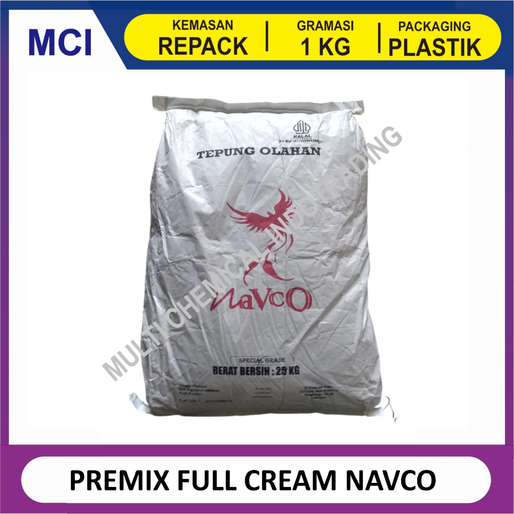 

PREMIX SUSU BUBUK FULL CREAM NAVCO SPECIAL - REPACK 1 KG