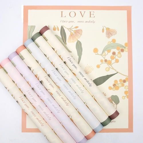 

Cellophane FLOWER CRAFT PAPER Florist Kertas Kado - Flower Wrapping Paper / Kertas Buket