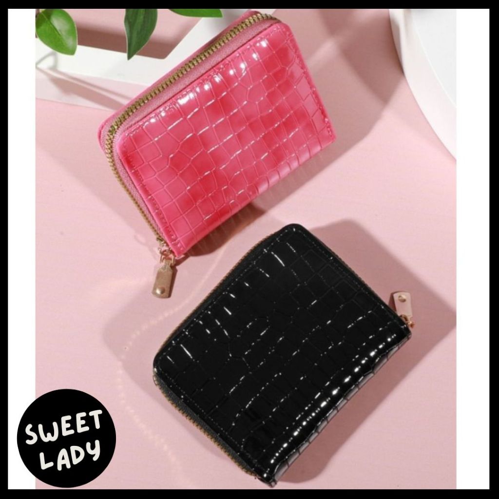 Card Holder Motif Kulit Wanita Card Holder Dompet Kartu Uang DUW 22