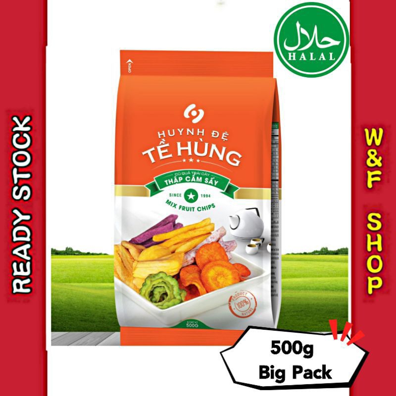 

Te Hung Mix Fruit Chips 500g Keripik Buah Vietnam