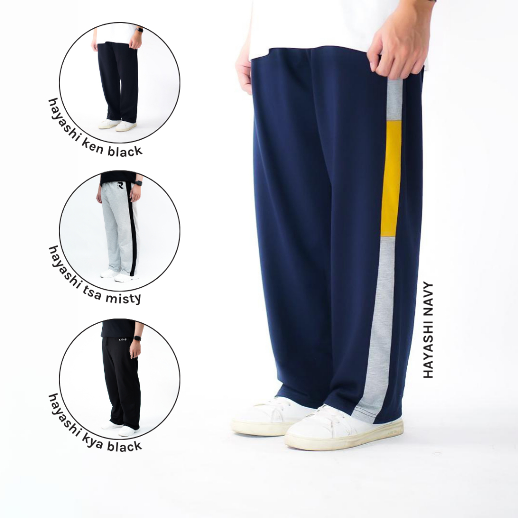 Ryusei Celana Baggy Pria Hayashi