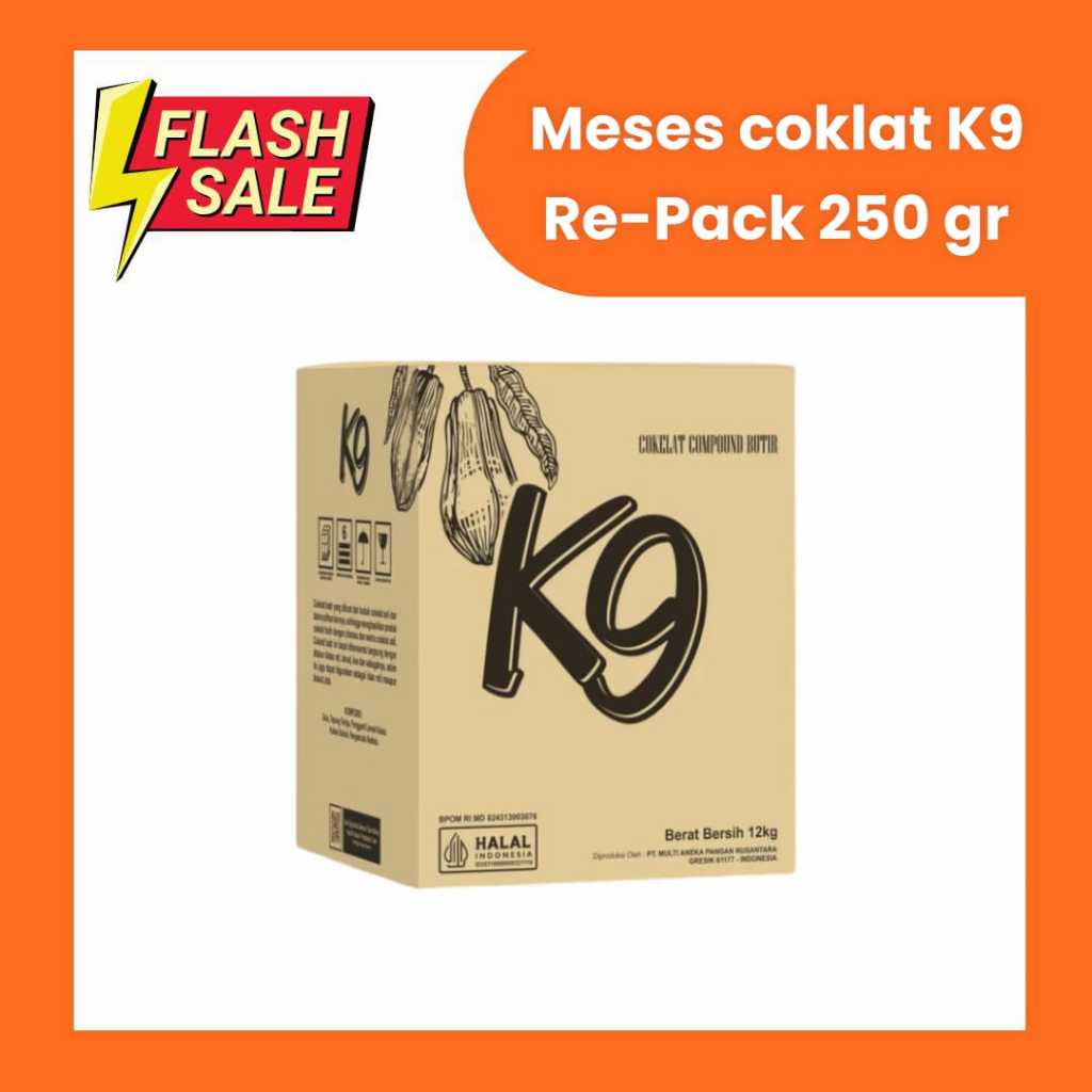 

Meses Coklat K9 Kemasan Re-Pack 250gr