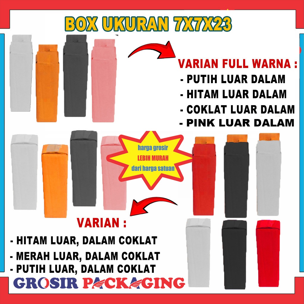 

Box 7x7x23 Cm/ Box A1/ Box Packaging/ Kardus