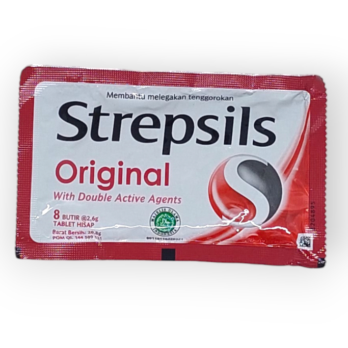 

Strepsils Original 8s - Permen Kesehatan & Pelega Tenggorokan