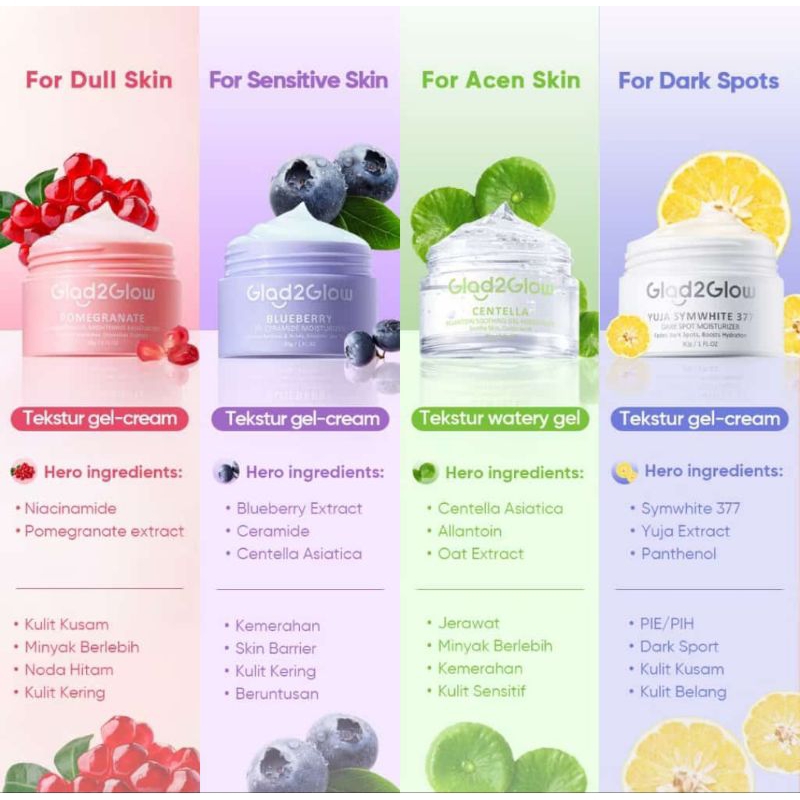 GLAD2GLOW MOISTURIZER | MOISTURIZER GLAD2GLOW