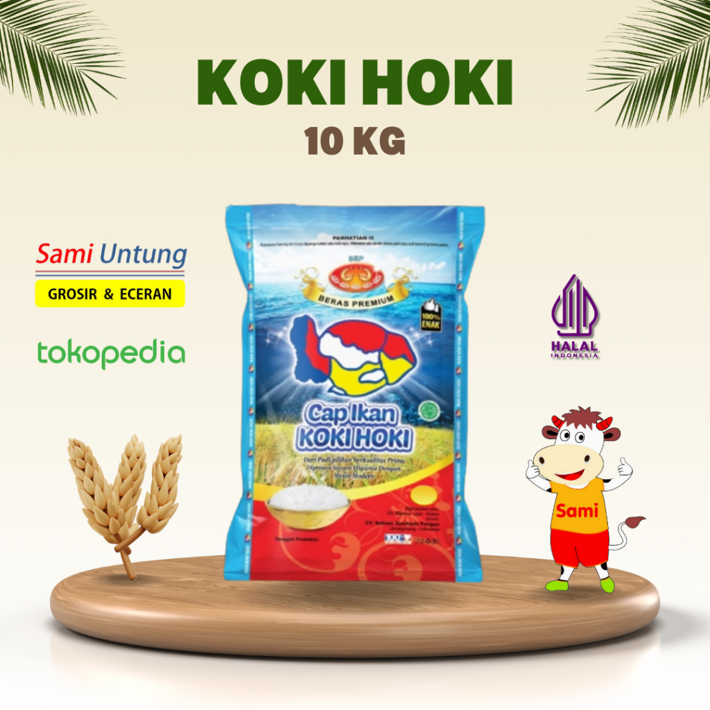 

Beras Ikan Koki Hoki @10KG - SSP Sami Untung