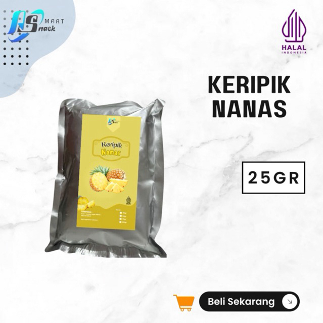 

ASMART KERIPIK BUAH 25gr ALUMUNIUM FOIL NANAS NANGKA PISANG SALAK