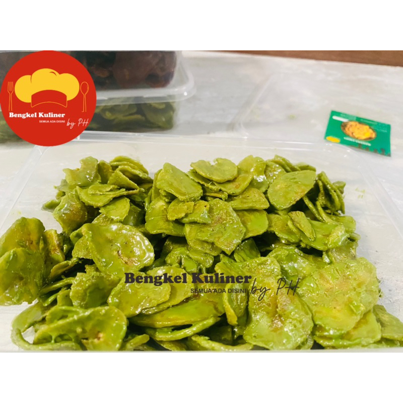 

Bengkel Kuliner Keripik Pisang Greentea 150 Gram (Box 500 ml)