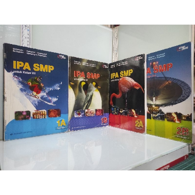 IPA SMP KELAS JILID 1A, 1B, 2A, 2B KTSP 2006