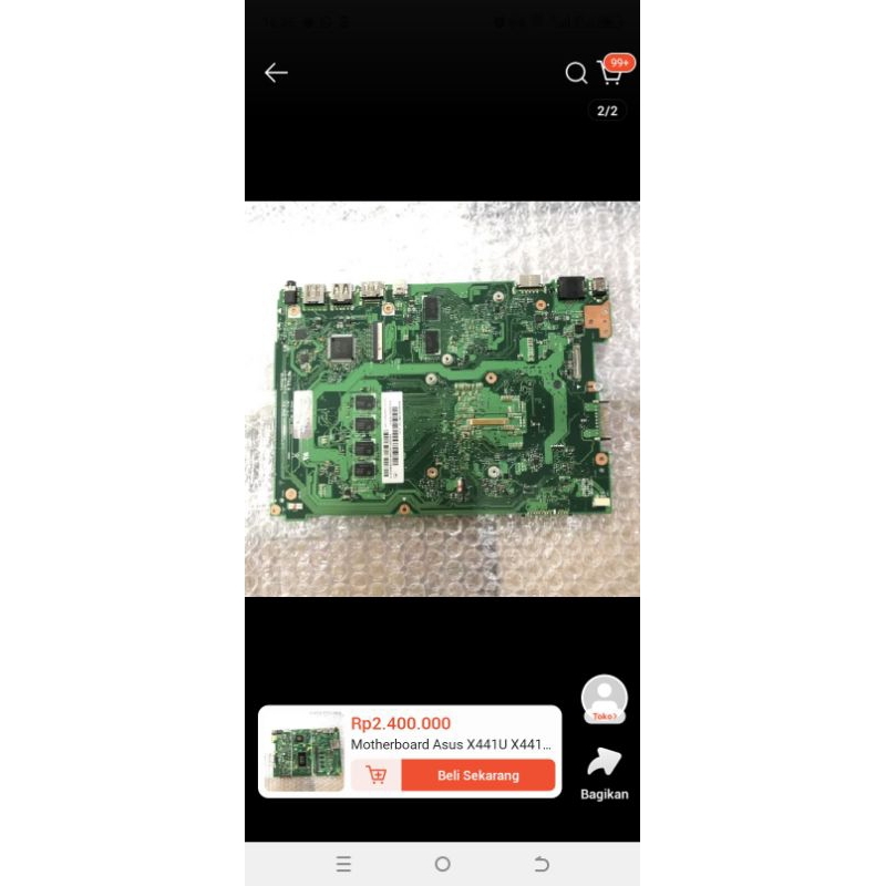 motherboard asus x441 i3 gen 6 dual vga Nvidia