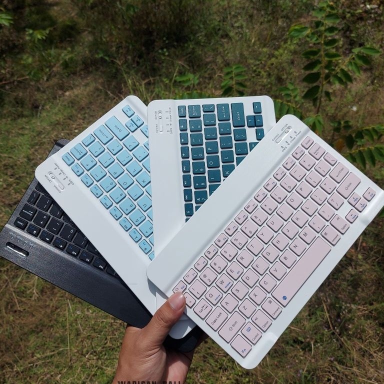 Keyboard bluetooth Ipad komputer dan HP keyboard mini