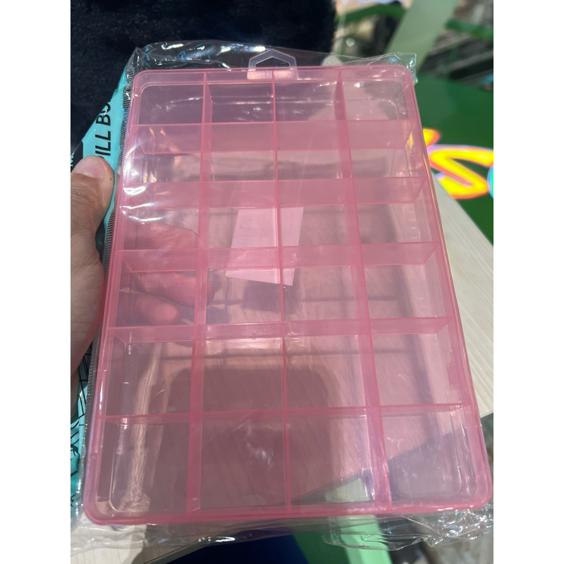 Tempat obat warna random putih/biru/pink pill case
