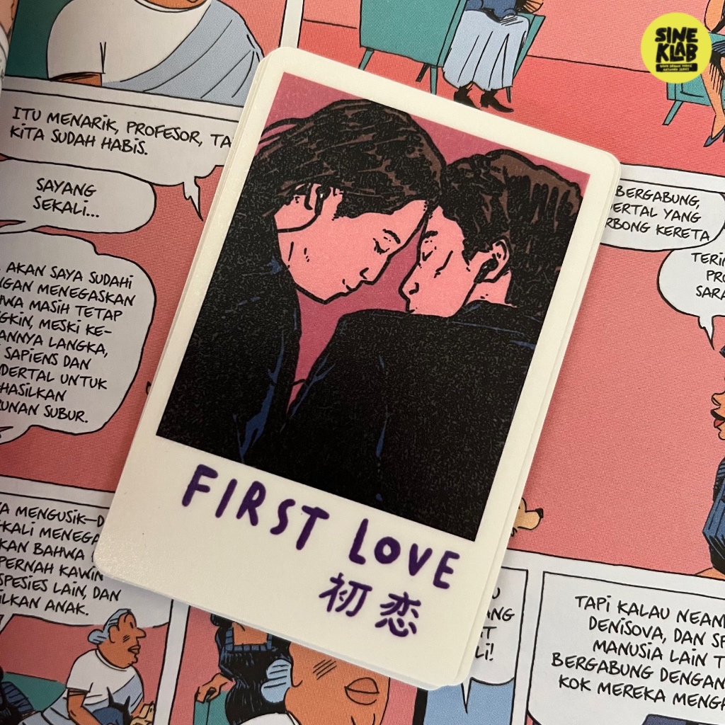 

sineklab - Sticker FIRST LOVE - Edisi Sticker Film / Movie / Cinema / Series / Sticker Laptop