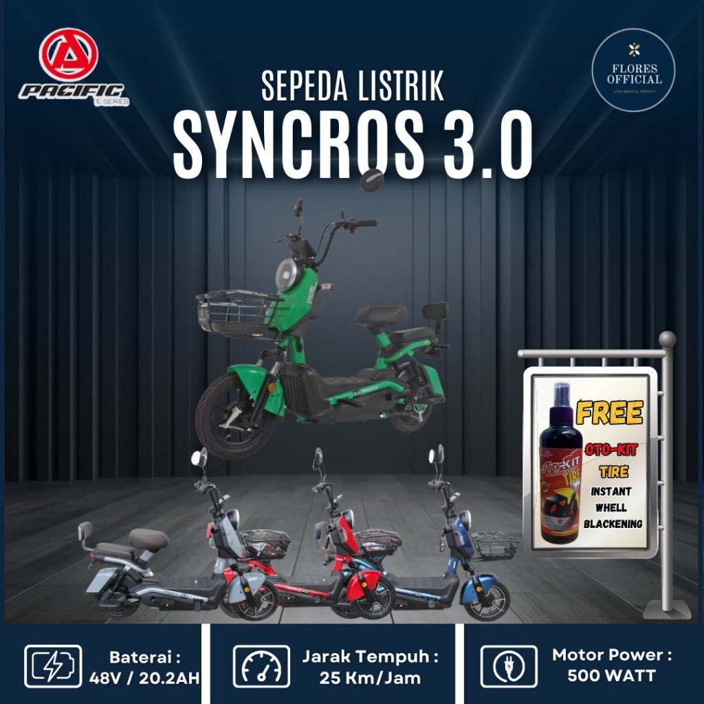SEPEDA LISTRIK SYNCROS 3.0 PACIFIC EXOTIC SINCROS