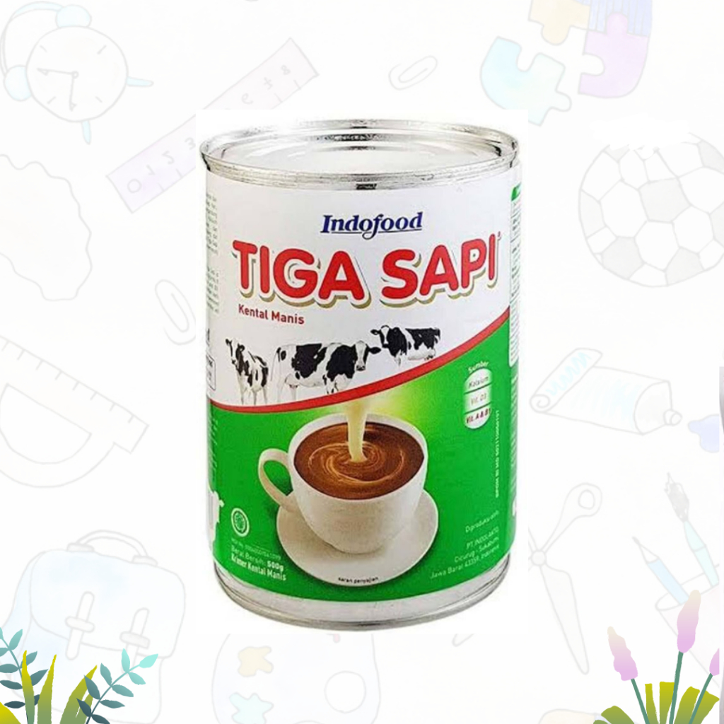 

TIGA SAPI KREMER KENTAL MANIS KALENG 490gr (PCS)