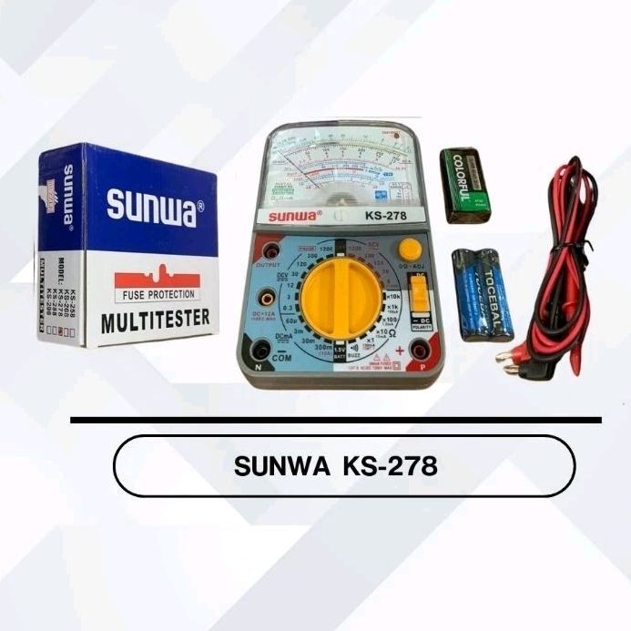 Multitester Multimeter Avometer SUNWA KS-278 Analog