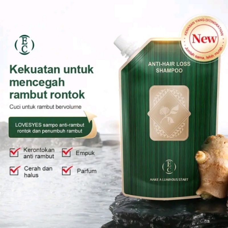 EC-ANTI HAIR LOSS SHAMPOO PERAWATAN RAMBUT RONTOK 300ml