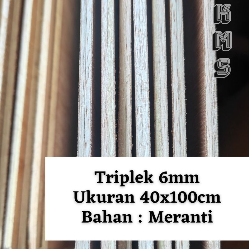 Triplek 40x100cm 6mm