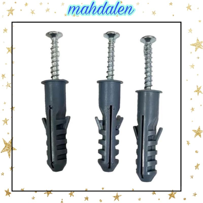 BAUT TEMBOK SEKRUP S6 SET UNTUK SEKRUP DINDING WALL ANCHOR