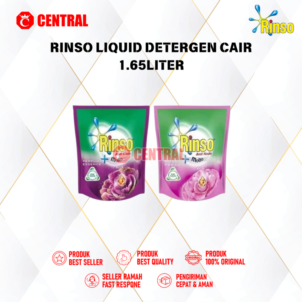 RINSO LIQUID DETERGEN CAIR 1.5 LITER