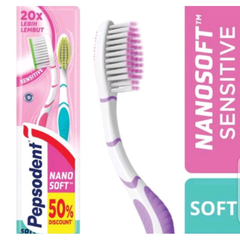 Pepsodent Nanosoft | Gentle Sikat gigi