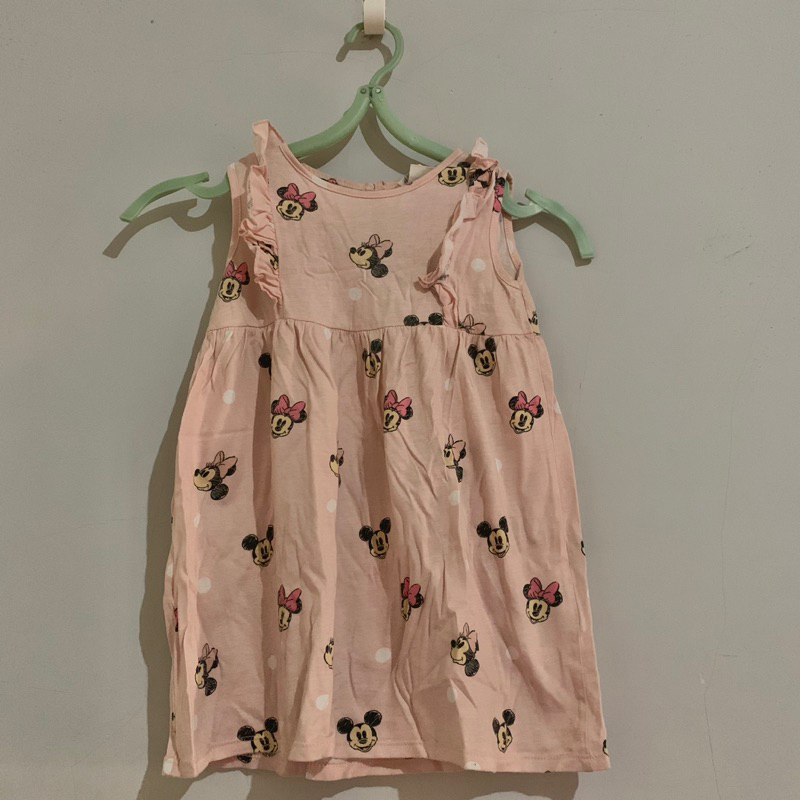 Preloved Dress anak branded H&M mickey minnie mouse Bohopanna