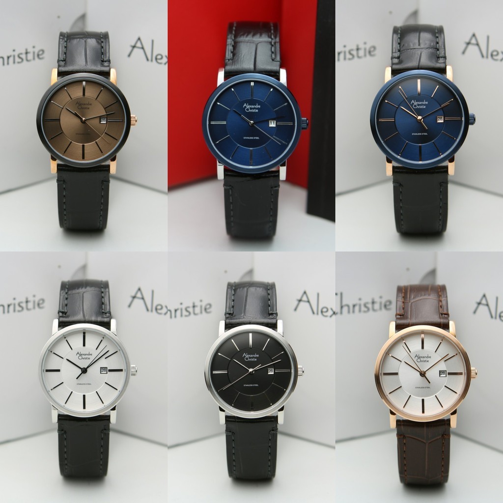 JAM TANGAN WANITA AC ALEXANDRE CHRISTIE 8344 LD ORIGINAL