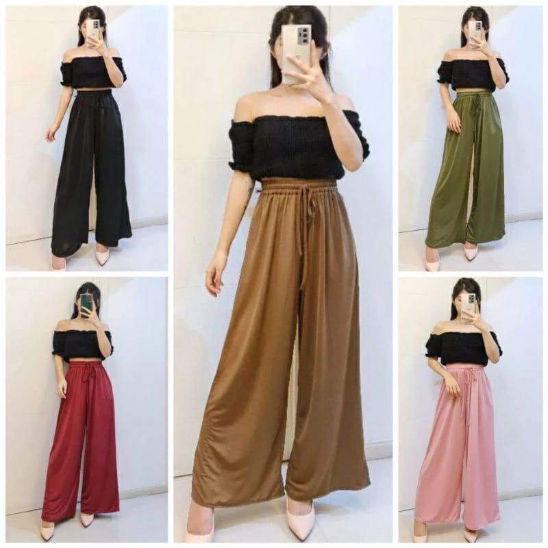 CELANA KULOT UNIQLO WANITA DEWASA PANTS UNIQLO HYGET TALI SERUT