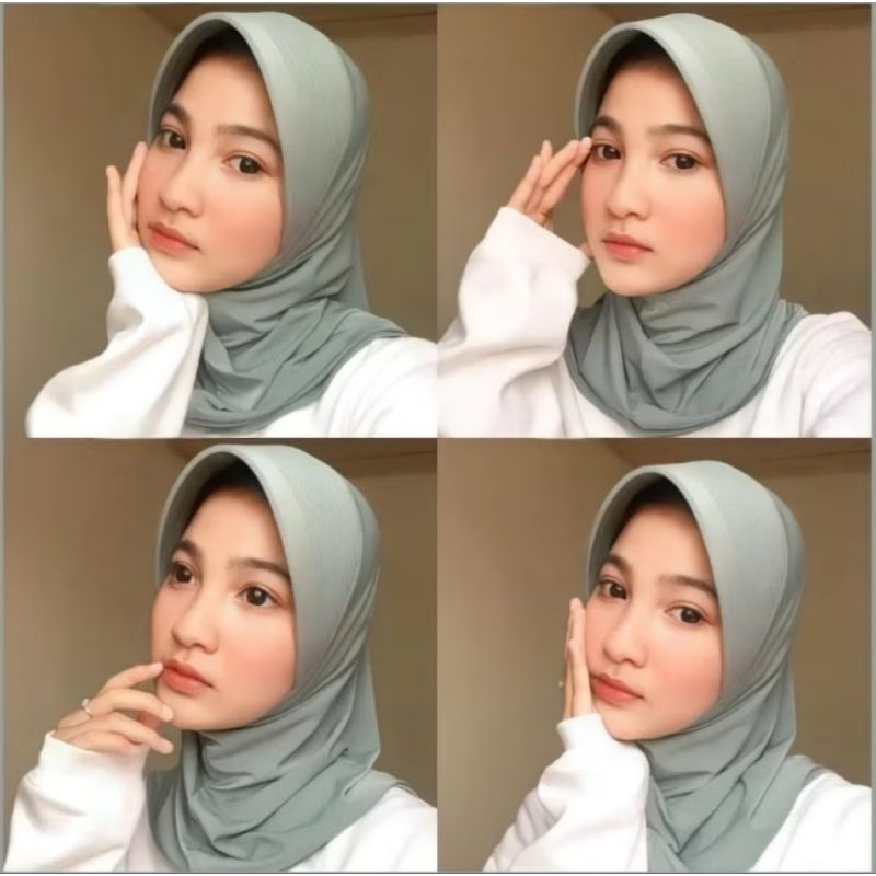 HIJAB SPORTY // HIJAB SPORTY OLAHRAGA JERSEY PREMIUM PET BESAR // HIJAB INSTAN