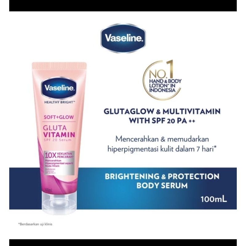 vaseline gluta soft an glow