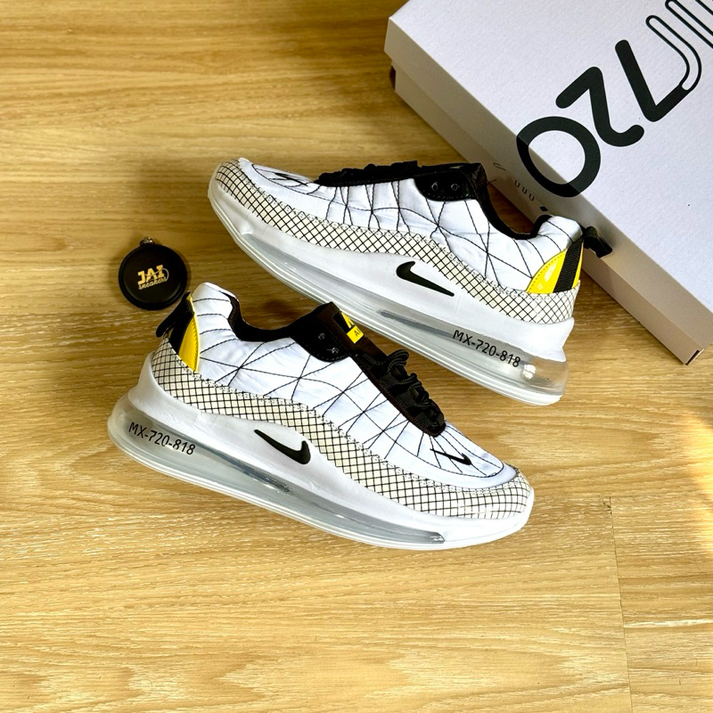 SEPATU SNEAKERS NIKE AIR MAX 720 818 WHITE YELLOW PRIA